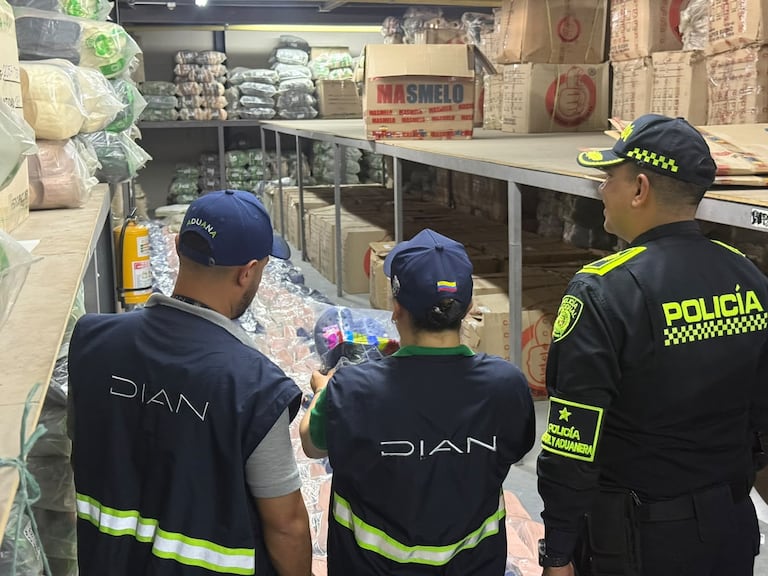 Las autoridades reportaron la aprehensión de mercancía extranjera.
