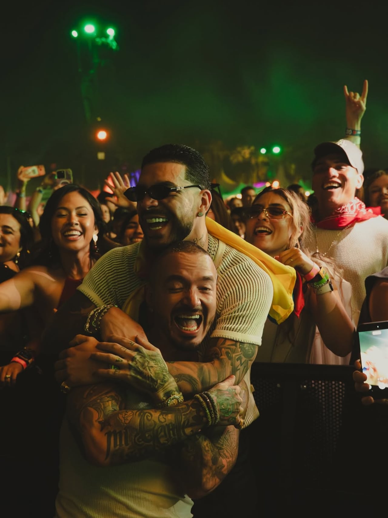 “Balvin me invitó a cantar con él en el Mundial”, dijo Ryan a la prensa, agradecido.