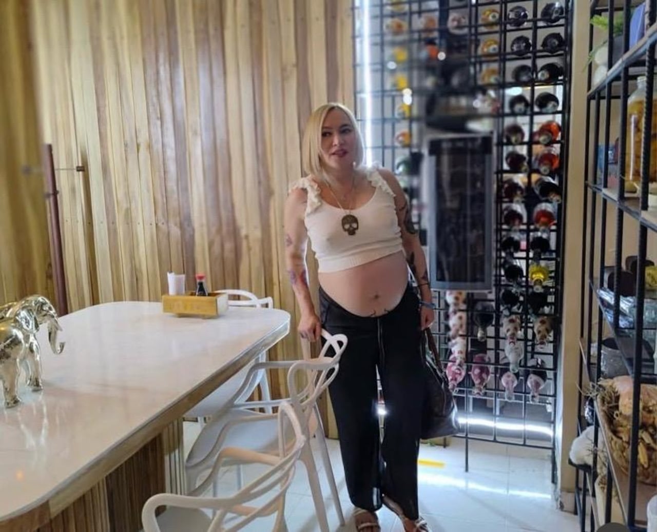 La jueza Vivian Polanía lucía siempre en sus fotos su embarazo.