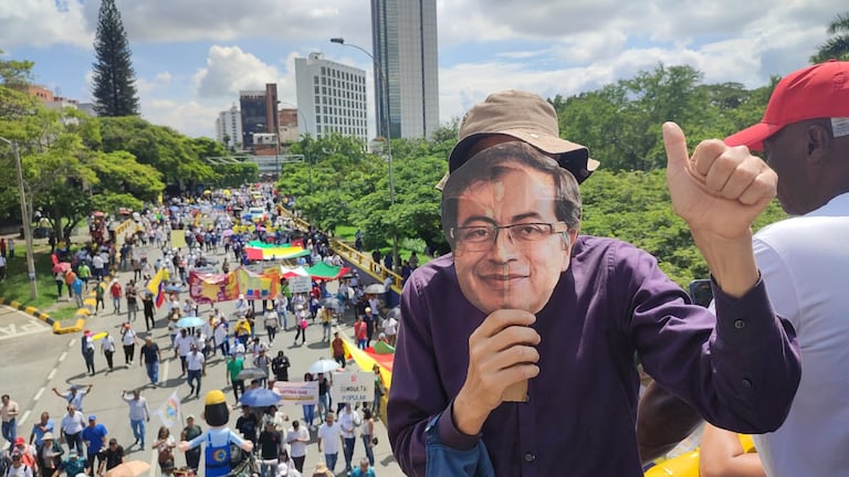 Marchas en apoyo a las reformas del Presidente Gustavo Petro