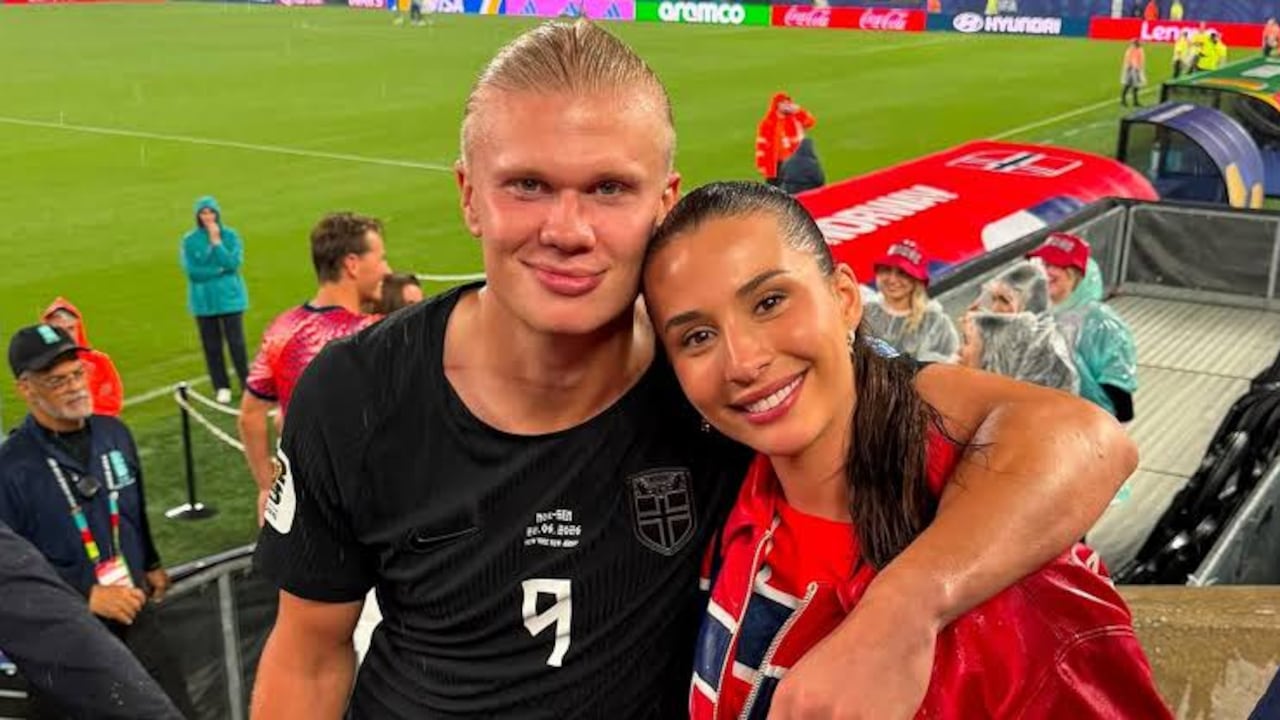 Isabel Haugseng Johansen mantiene una relación sentimental con Haaland desde hace varios años.