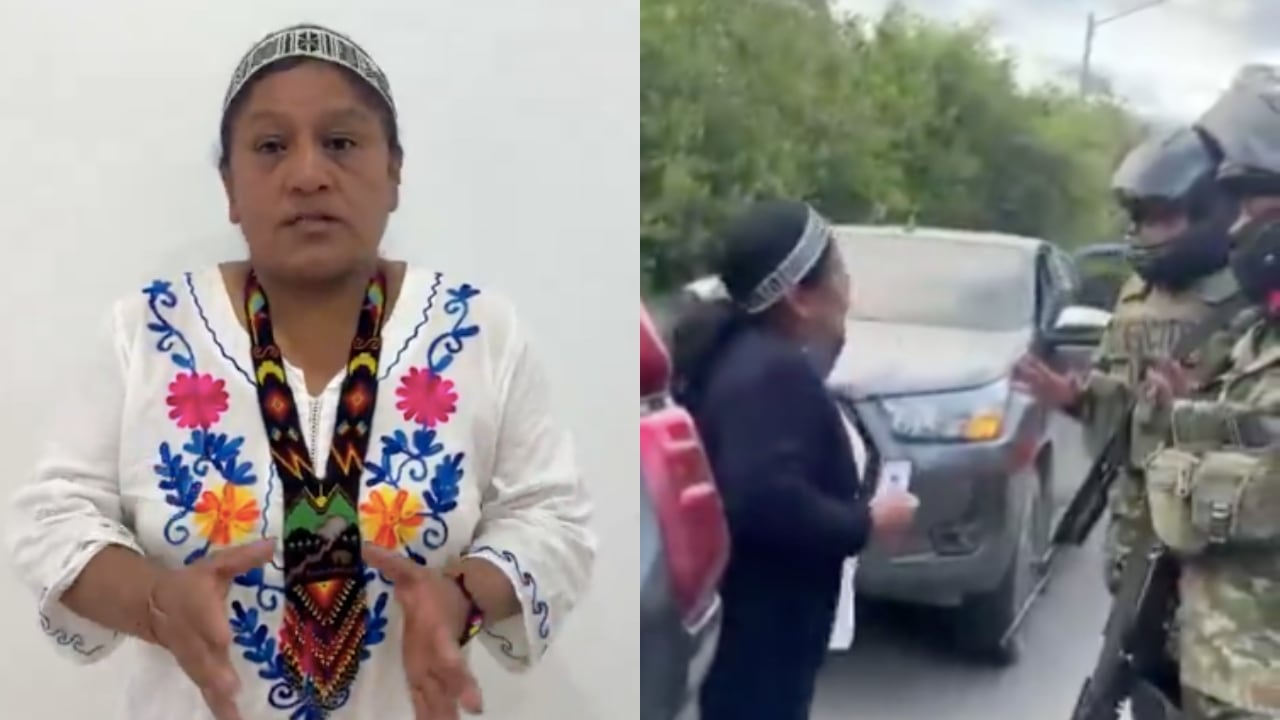 La senadora Aída Quilcué