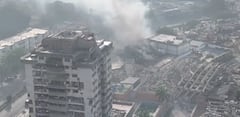 La destrucción en la zona de La Guaira fue captada en imágenes aéreas.