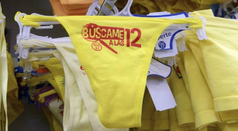 Este es el valor de la ropa interior para fin de año.