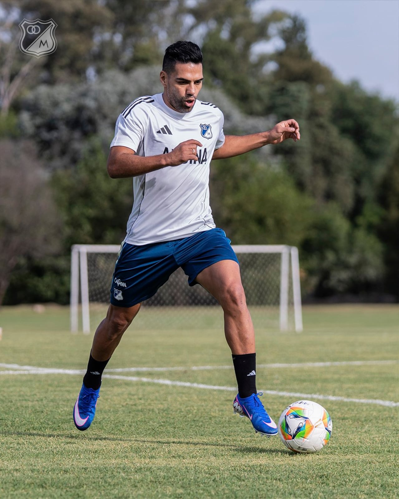 Radamel Falcao espera recuperar su forma física lo más rápido posible para volver a competencia.