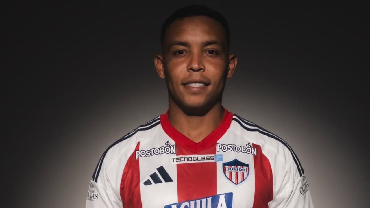 Luis Fernando Muriel es delantero del Junior de Barranquilla.