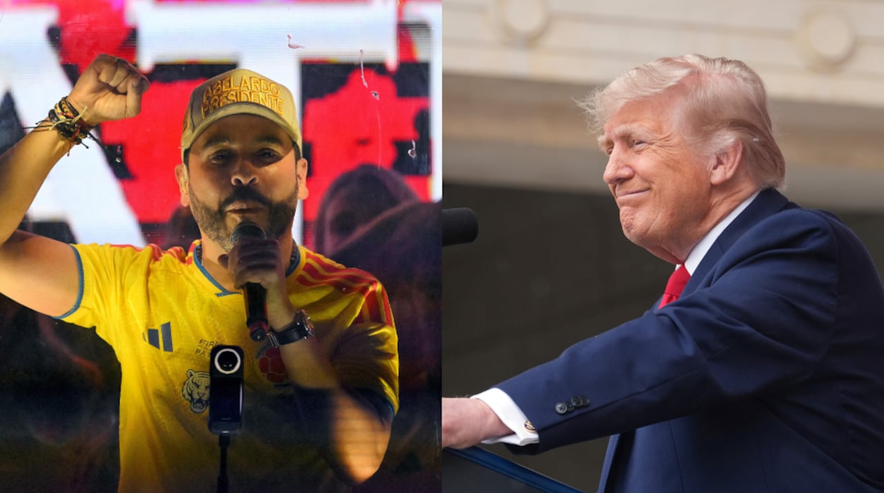 Abelardo de la Espriella y Donald Trump.