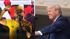 Abelardo de la Espriella y Donald Trump.