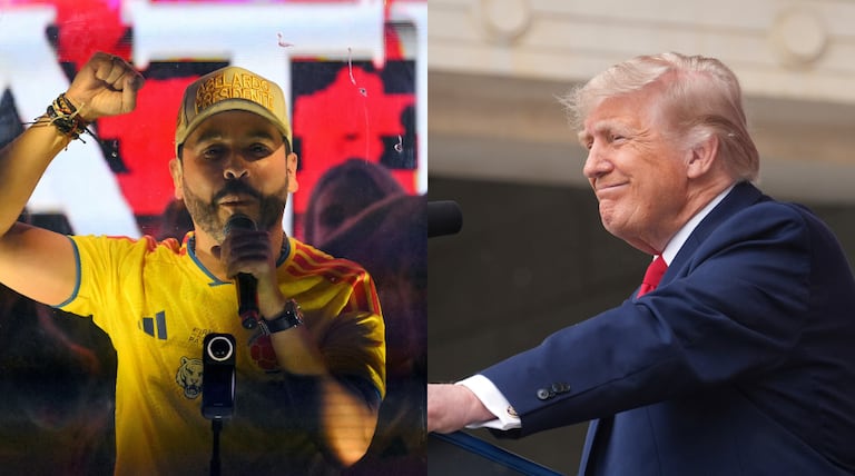 Abelardo de la Espriella y Donald Trump.