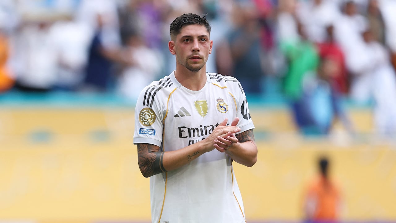 Federico Valverde, mediocampista del Real Madrid de España y la Selección de Uruguay.