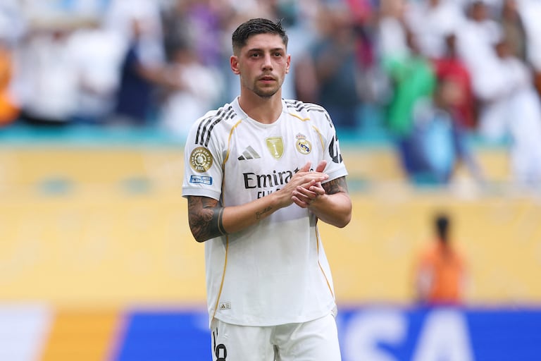 Federico Valverde, mediocampista del Real Madrid de España y la Selección de Uruguay.