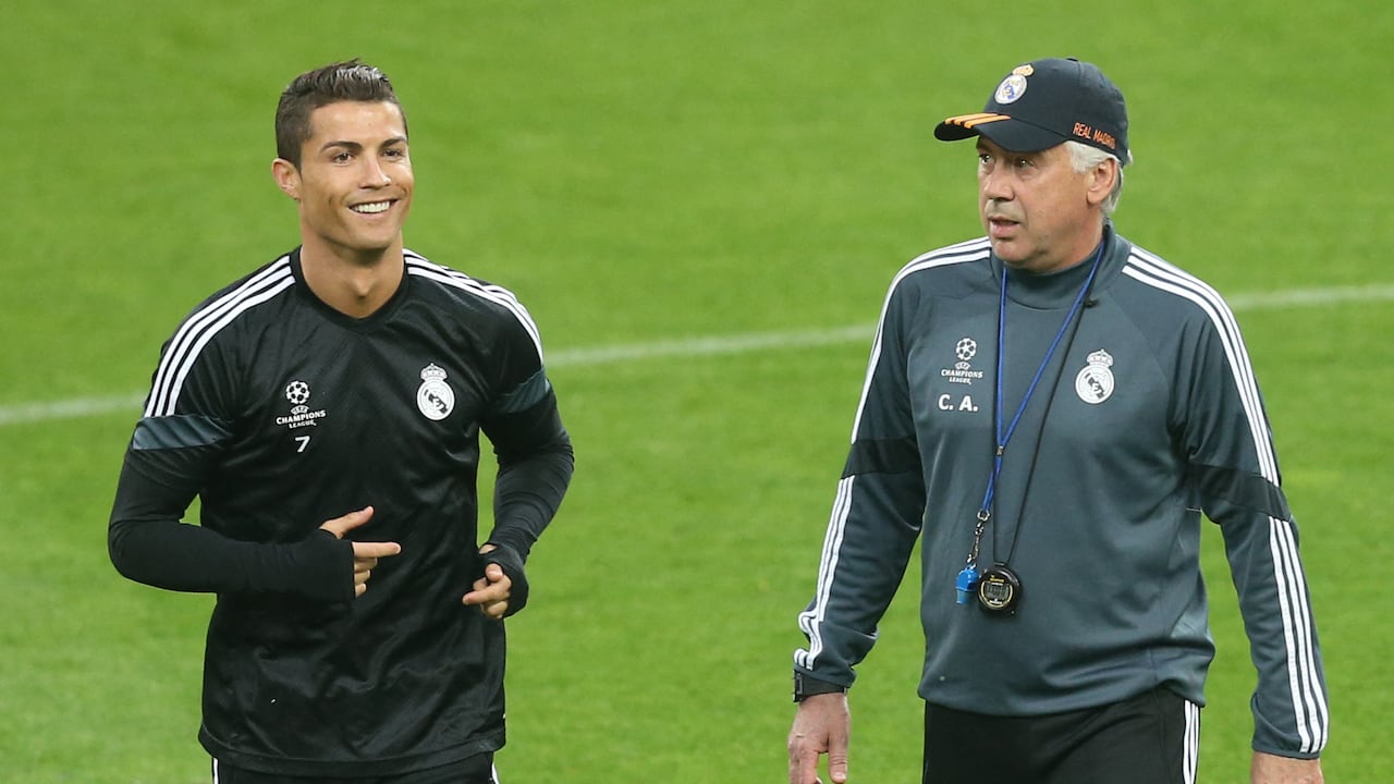 Cristiano Ronaldo, Carlo Ancelotti