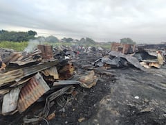 Incendio en Agua Blanca