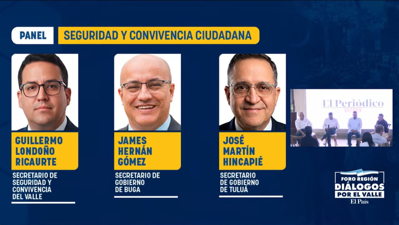 Los mandatarios en el panel, expresaron preocupaciones sobre el avance de grupos armados y la situación de orden público.