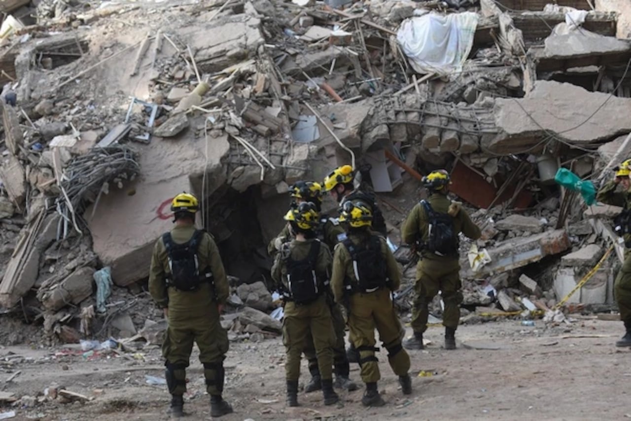 82 rescatistas de Israel se suman a la búsqueda de sobrevivientes en Cali, agosto 16 de 2026.
