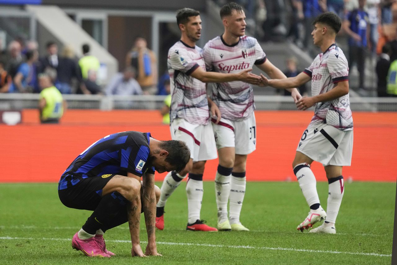Inter inició ganando pero al final empató con el Bolonia