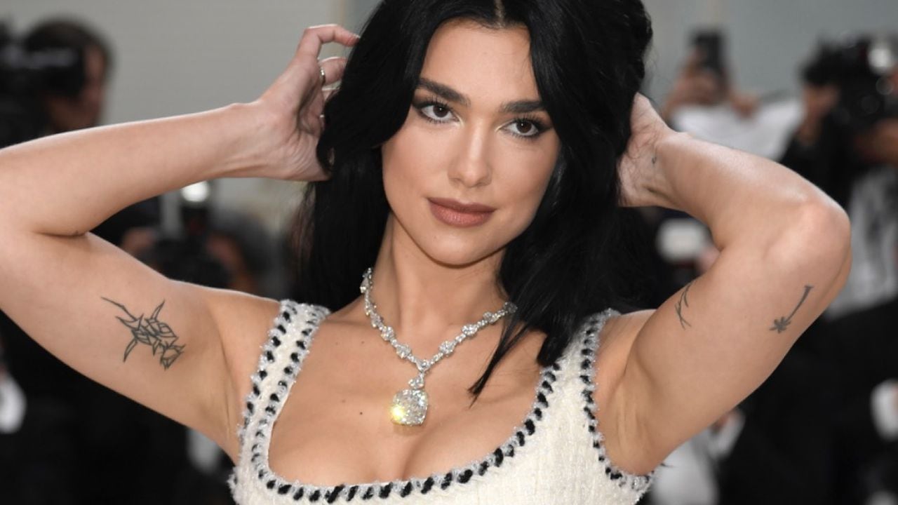 Dua Lipa attends The Metropolitan Museum of Art's Costume Institute benefit gala celebrating the opening of the "Karl Lagerfeld: A Line of Beauty" exhibition on Monday, May 1, 2023, in New York. (Photo by Evan Agostini/Invision/AP)