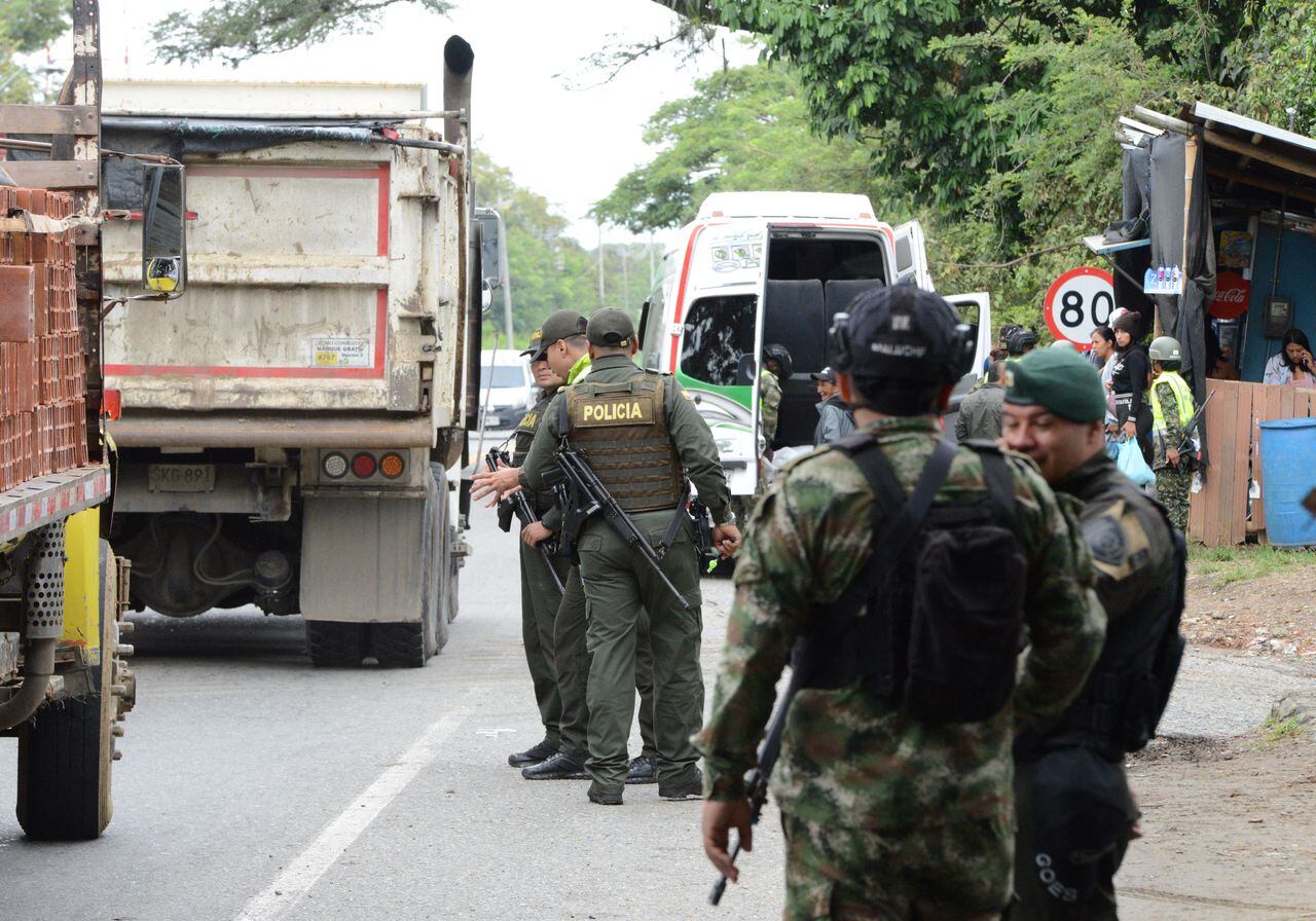 Cali: Despliegue de seguridad en los departamentos del Cauca y Valle para las elecciones del próximo domingo. foto José L Guzmán oct 27-23. EL País