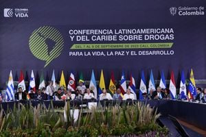 Conferencia Latinoamericana y del Caribe sobre Drogas. Sábado 9 de septiembre de 2023. Cali - Valle. Reunión entre Ministros de Relaciones exteriores de México y Colombia.