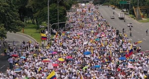 Movilización contra el Gobierno Petro este 22 de octubre en Medellín.