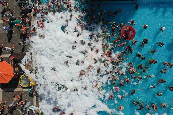 Las piscinas públicas son bastante populares para actividades recreativas.
