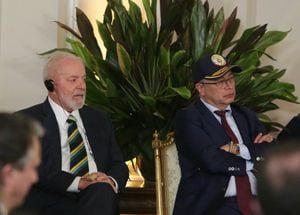 Presidente Gustavo Petro y Presidente de Brasil Luiz Ignácio Lula da Silva