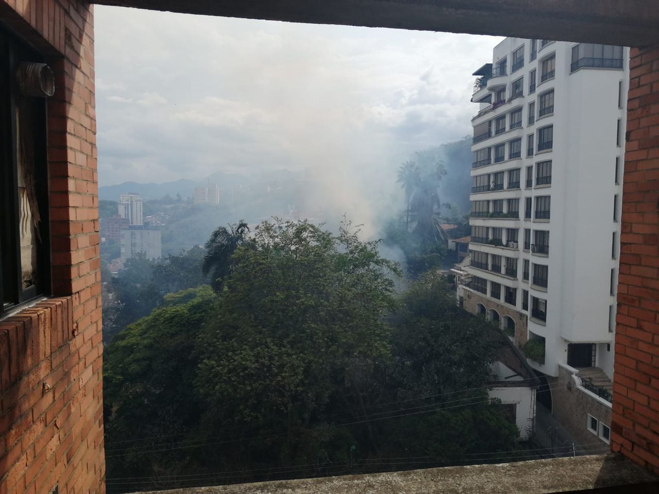 La conflagración fue controlada por un grupo de aproximadamente 12 bomberos de la ciudad.