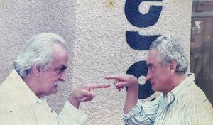 Omar Rayo y Leopoldo Goût.