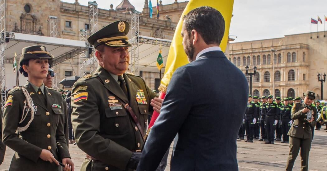 Brigadier General José Daniel Gualdrón Moreno, como nuevo comandante de la Policía Metropolitana de Bogotá,
