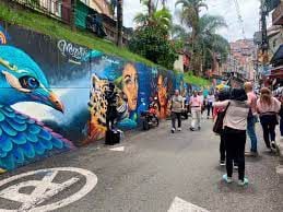 Comuna 13 de Medellín. Fotos: Alcaldía de Medellín
