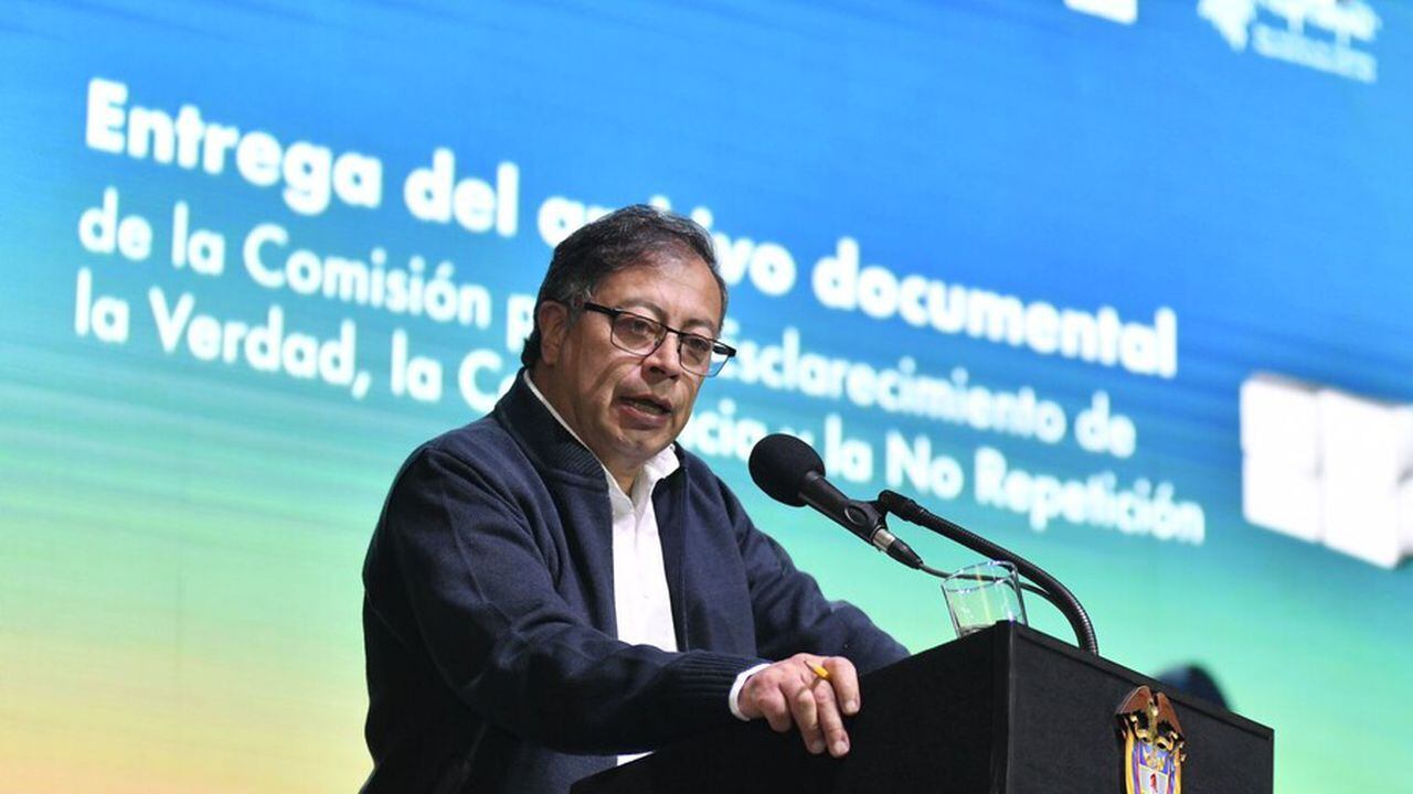 Durante la entrega de los archivos de la Comisión de la Verdad, el Presidente Gustavo Petro, envió un mensaje de pleno respaldo a la justicia transicional.