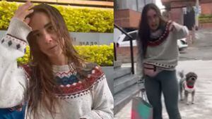La mujer agresora se identifica en el video como Laura Lara.