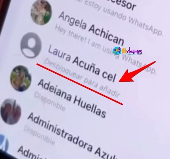 ¿Carolina Soto tiene bloqueado el número de Laura Acuña?