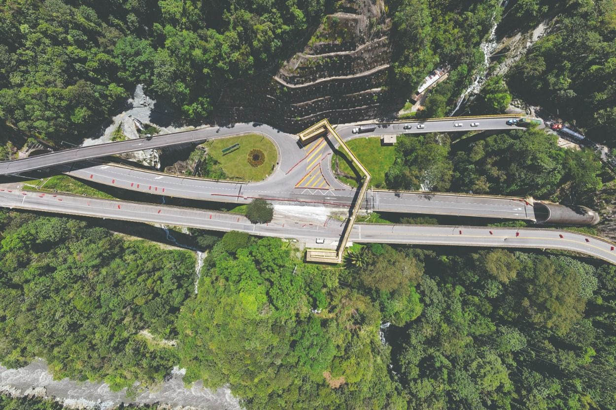 Vía Bogotá-Villavicencio.