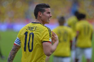James Rodríguez le dio el gol del triunfo a Colombia ante Bolivia.