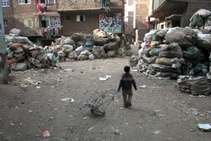 La ciudad de las basuras, El Cairo, Egipto