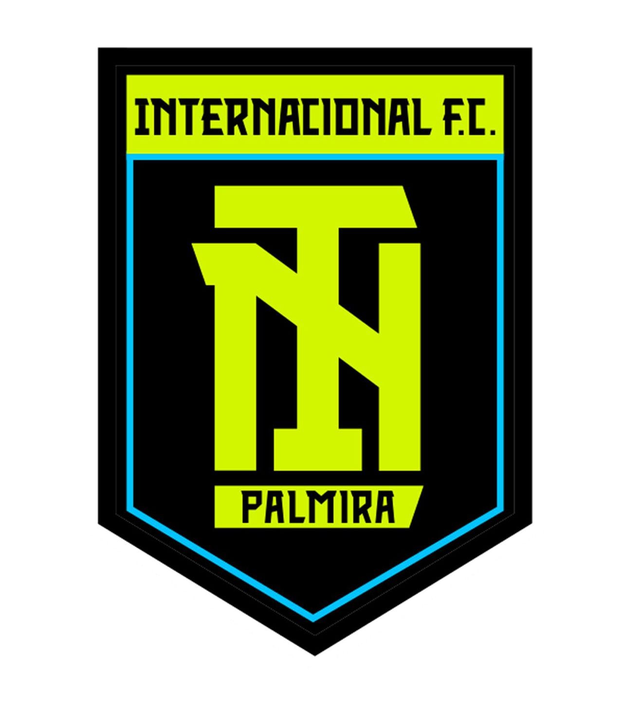 Esta es el escudo de Internacional FC, la nueva escuadra que jugará el torneo de ascenso colombiano.