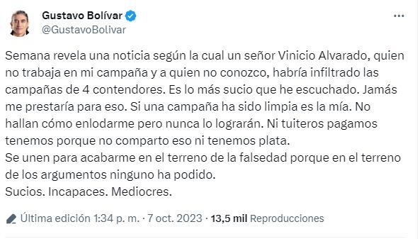 Trino de Gustavo Bolívar.