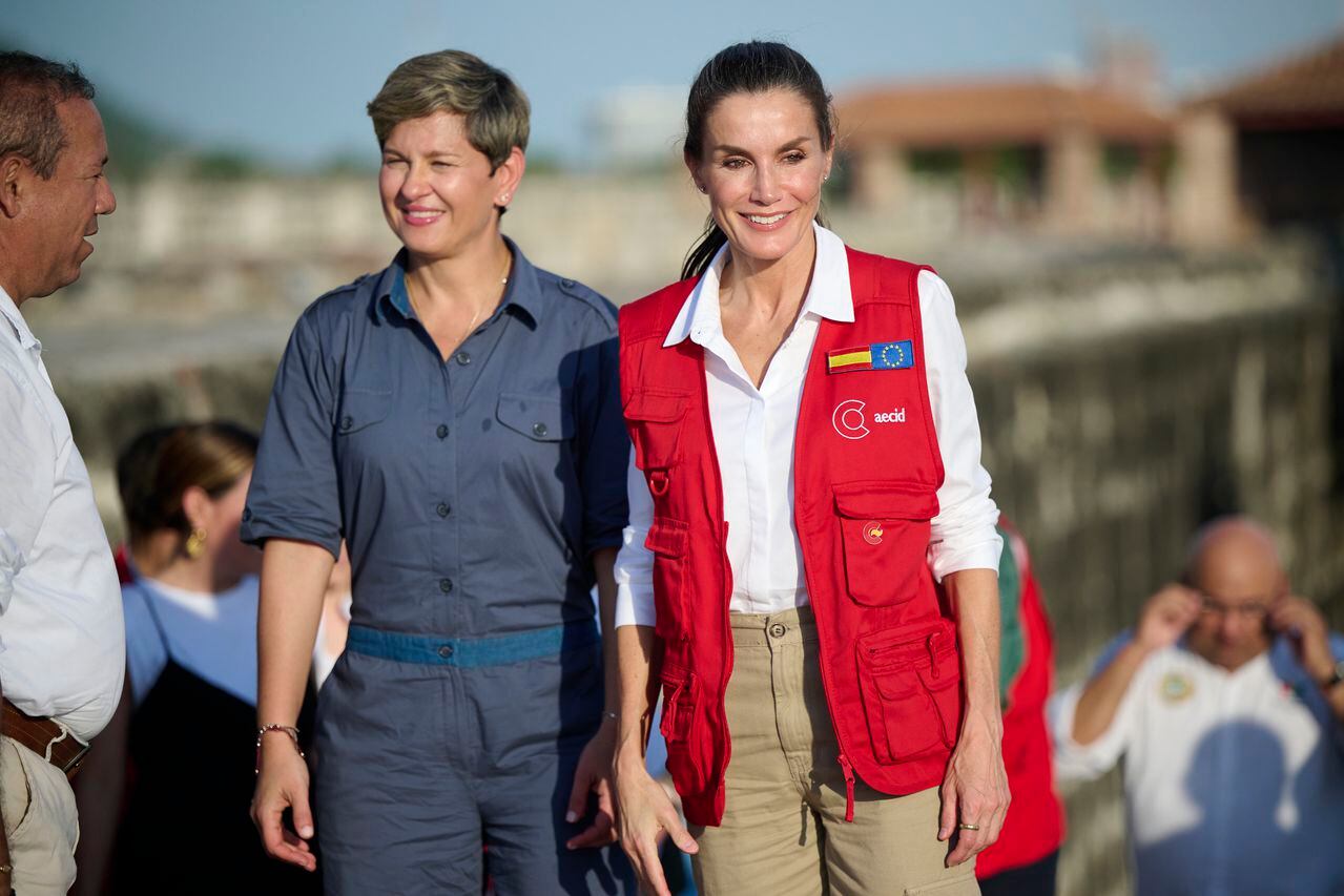Day 1 - Queen Letizia Visit Colombia On Cooperation Trip