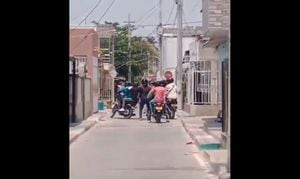 Banda de cobradores gota a gota en Barranquilla.