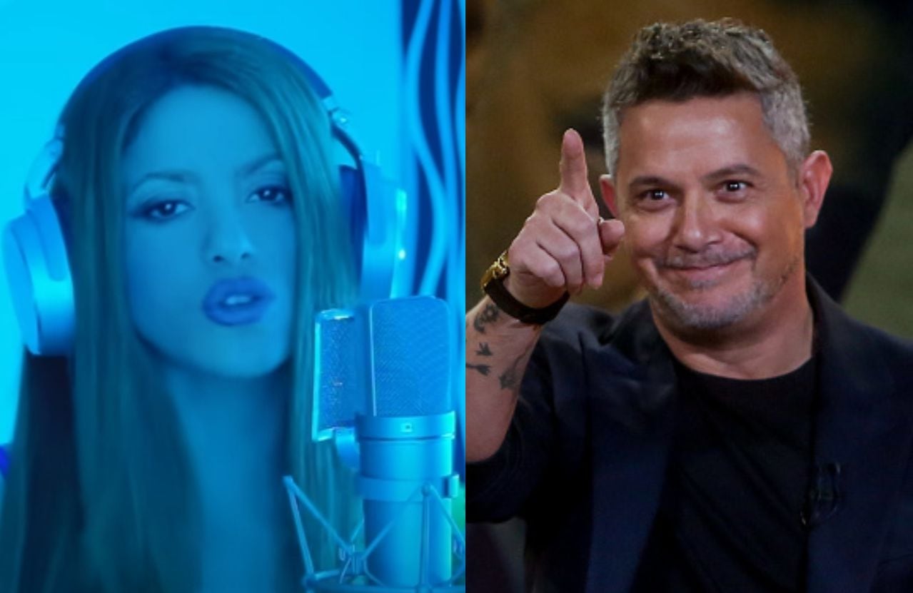 Alejandro Sanz "aulló" en apoyo a la nueva canción de Shakira.