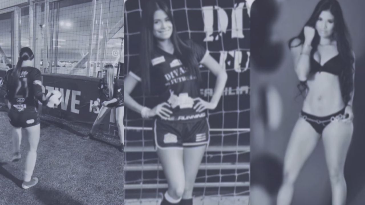 Liss Hernández, modelo y futbolista de 'Las Divas del Fútbol'.