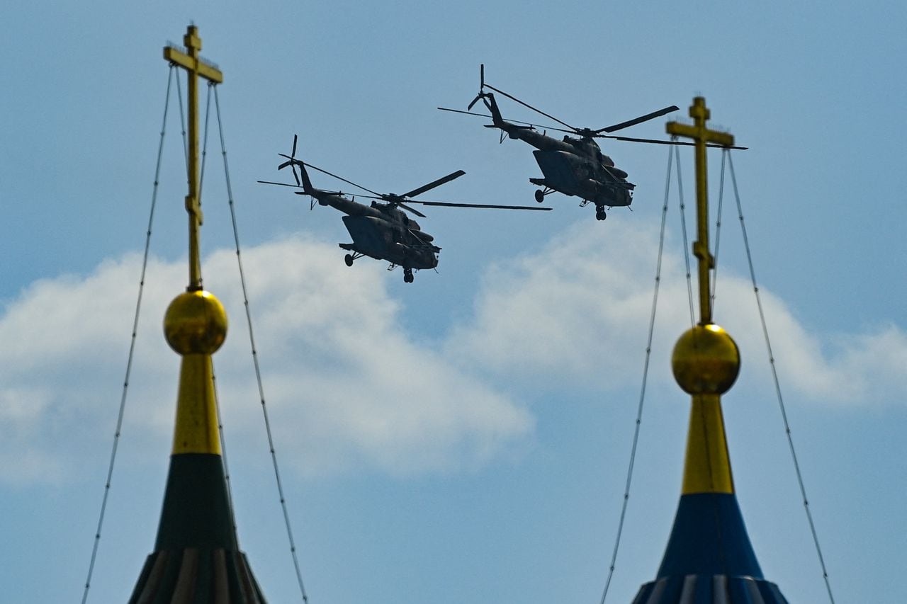 Helicópteros rusos, imagen de referencia.