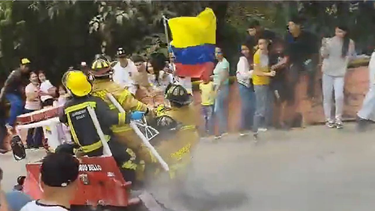 Tres accidentes se presentaron en el Festival de Carros de Rodillos en las Fiestas del Cerro Quitasol de Bello.