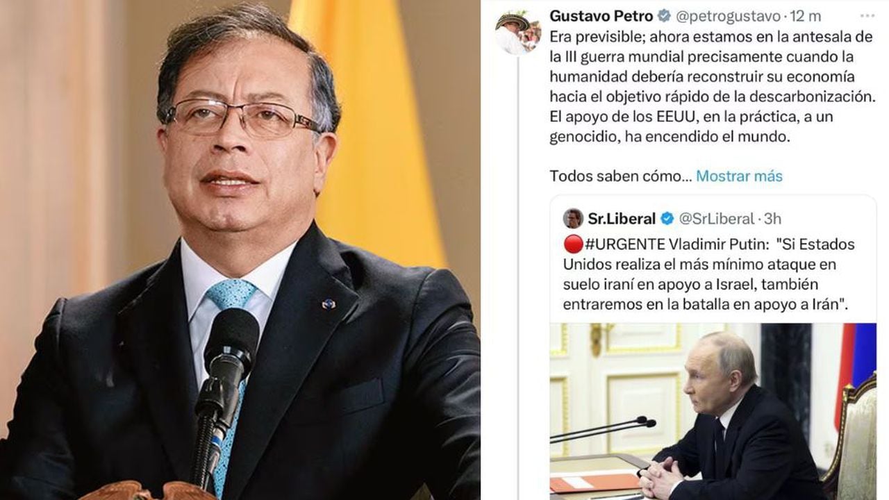 El Mandatario colombiano sustentó su declaración con un mensaje de Vladímir Putin, pero este provenía de una cuenta no oficial y Petro lo asumió como real.